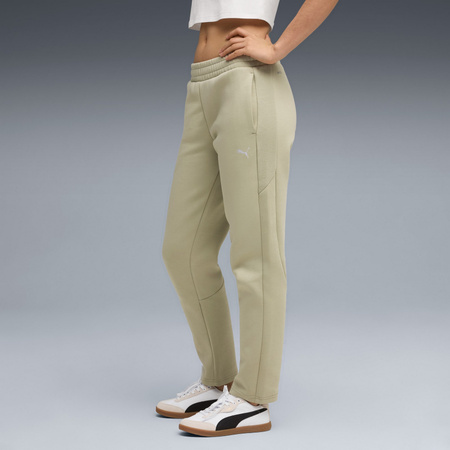 Spodnie dresowe damskie Puma EVOSTRIPE DK OP zielone 68814382