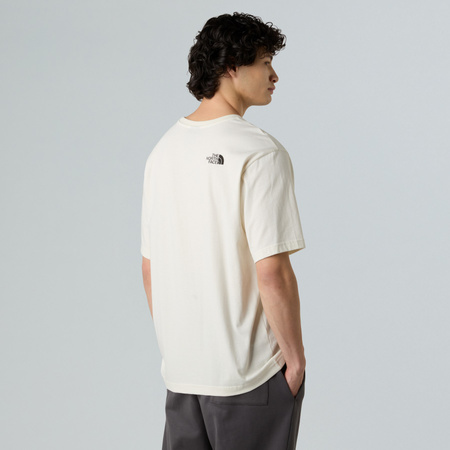 Koszulka unisex The North Face FLOWER DOME RELAXED beżowa NF0A8EGXQLI