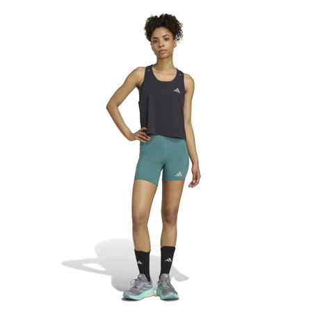 Legginsy do biegania damskie adidas ADI365 turkusowe KA0659
