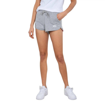 Spodenki damskie Alpha Industries BASIC szare 116054-230