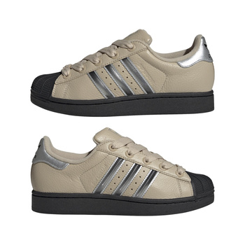 Buty sportowe damskie adidas SUPERSTAR II beżowe JR4234