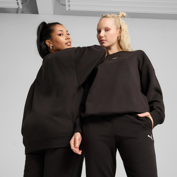 Bluza damska Puma ESS OVERSIZED CREW FL czarna 68540001
