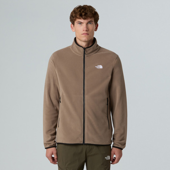 Polar męski The North Face GLACIER FLEECE brązowy NF0A8D0RBOW