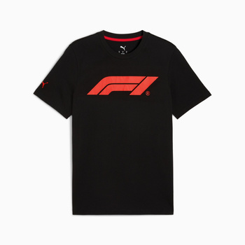 Koszulka męska Puma F1 ESS LOGO 180G czarna 63326401