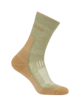 Skarpety trekkingowe damskie Icebreaker HIKE+ LIGHT CREW zielone IB0A578K0HP