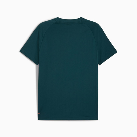 Koszulka męska Puma PUMATECH POCKET zielona 62967375