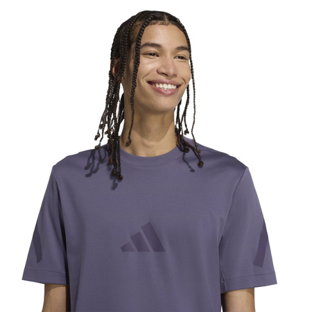 Koszulka męska adidas Z.N.E. fioletowa JW4740