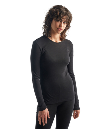 Longsleeve termiczny damski Icebreaker 175 EVERYDAY czarny IB104471001