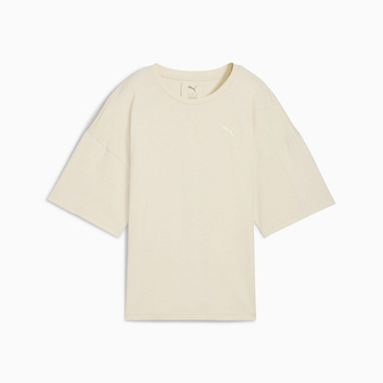 Koszulka damska Puma HER OVERSIZED beżowa 68814887