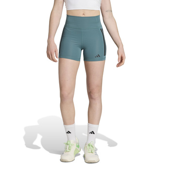 Legginsy treningowe damskie adidas OPTIME 3-STRIPES turkusowe JX2817