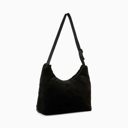Torebka damska Puma UP PAUX FUR SLOUCHY HOBO czarna 09186901