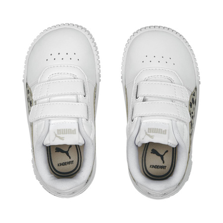 Buty sportowe dziewczęce Puma CARINA 2.0 ANIMAL V INF białe 39202701