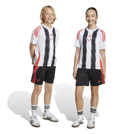 Spodenki piłkarskie dziecięce adidas MESSI czarne JY9527