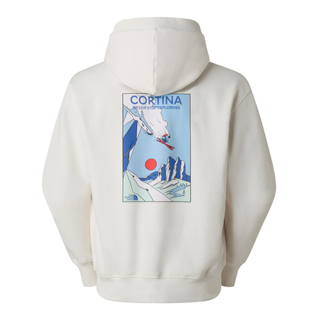 Bluza z kapturem unisex The North Face MOUNTAIN CELEBRATION RELAXED beżowa NF0A8GB9QLI