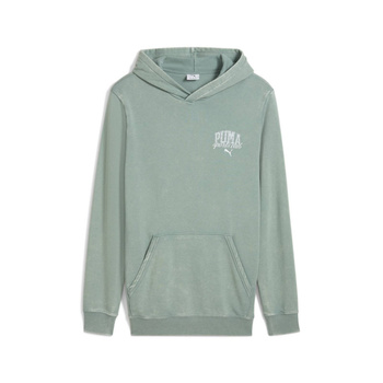 Bluza z kapturem męska Puma CLASS WASHED TR zielona 68464130