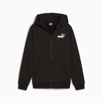 Bluza z kapturem chłopięca Puma POWER GRAPHIC FZ FL czarna 68185501