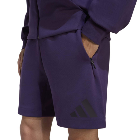 Spodenki dresowe męskie adidas Z.N.E. fioletowe JW4747