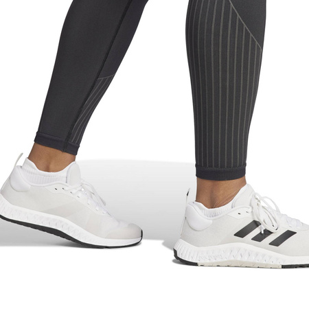 Legginsy damskie adidas SEAMLESS 7/8 grafitowe IA7165
