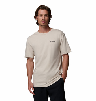 Koszulka męska Columbia CSC BASIC LOGO beżowa 1680053280