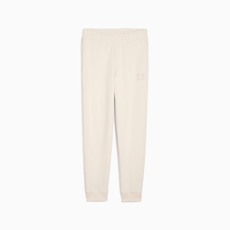 Spodnie dresowe damskie Puma ESS ELEVATED FL CL beżowe 68810199