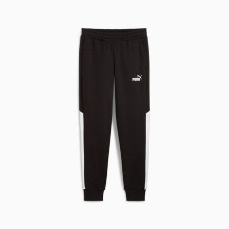 Spodnie dresowe męskie Puma POWER COLORBLOCK FL CL czarne 68173501