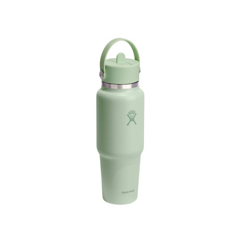 Butelka termiczna unisex Hydro Flask WIDE FLEX STRAW 946 ML zielona  WT32CFS338
