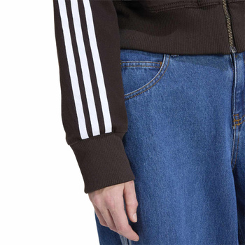 Bluza jeansowa damska adidas FIREBIRD DENIM brązowa KD2937