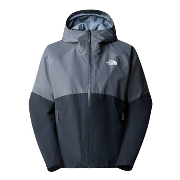 Kurtka z kapturem damska The North Face DIABLO DYNAMIC ZIP-IN szara NF0A87GPSOU