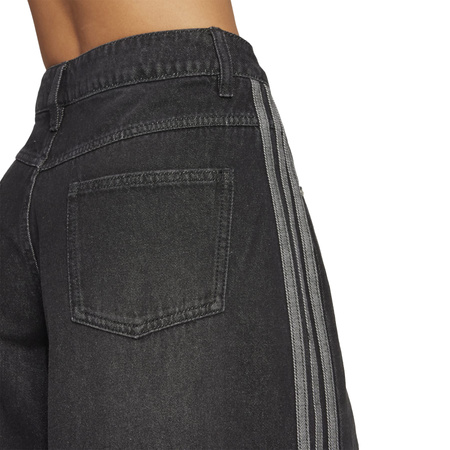 Spodnie jeansowe damskie adidas ADICOLOR ADILENIUM czarne JV7453