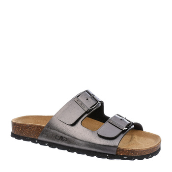Klapki damskie CMP ECO THALITHA srebrne 3Q91016-U911