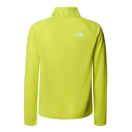 Longsleeve dziecięcy The North Face NEVER STOP 1/4 ZIP zielony NF0A870QJE3