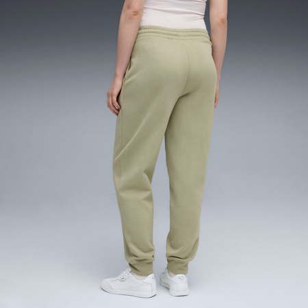 Spodnie dresowe damskie Puma HER COMFORT HIGH-WAIST FL CL zielone 68815482