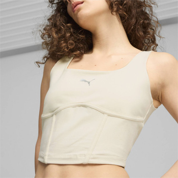 Top damski Puma DARE TO GYM2K CORSET beżowy 62680487