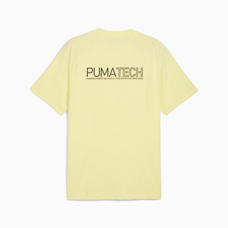 Koszulka męska Puma PUMATECH GRAPHIC RELAXED żółta 63210035