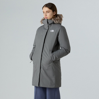 Kurtka z kapturem damska The North Face ARCTIC szara NF0A84J20UZ