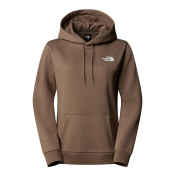 Bluza z kapturem damska The North Face SIMPLE DOME brązowa NF0A89EYBOW