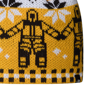 Czapka zimowa unisex The North Face CABIN SKI TUKE żółta NF0A8CH0HIB