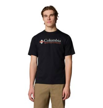 Koszulka męska Columbia CSC BASIC LOGO czarna 1680053001