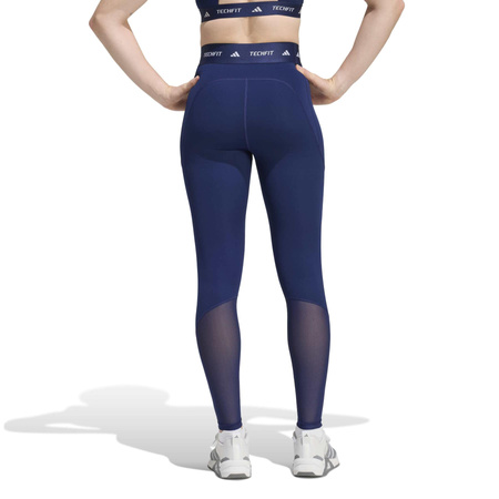 Legginsy treningowe damskie adidas TECHFIT niebieskie JZ0792