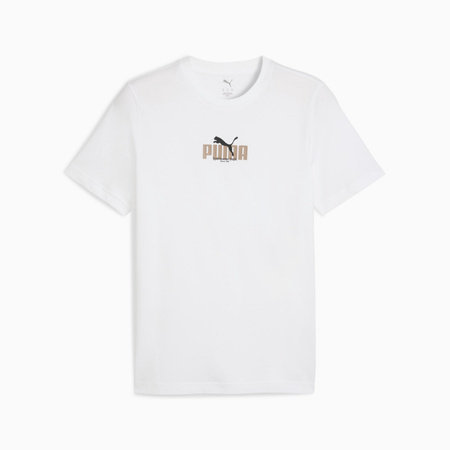 Koszulka męska Puma GRAPHIC WORDING biała 68803202
