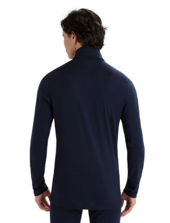 Longsleeve termiczny męski Icebreaker 200 OASIS HALF ZIP granatowy IBB04367401