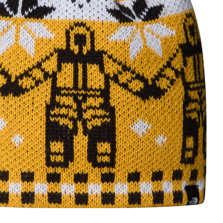 Czapka zimowa unisex The North Face CABIN SKI TUKE żółta NF0A8CH0HIB