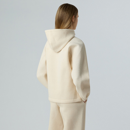 Bluza z kapturem damska The North Face RELAXED beżowa NF0A89C0QMO