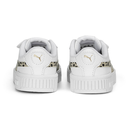 Buty sportowe dziewczęce Puma CARINA 2.0 ANIMAL V INF białe 39202701