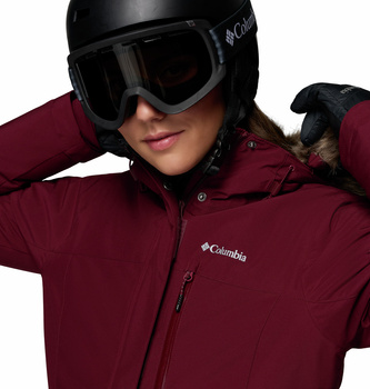 Kurtka narciarska damska Columbia AVA ALPINE II bordowa 2085831624
