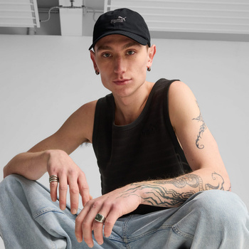 Czapka z daszkiem unisex Puma ESS ELEVATED czarna 02598301