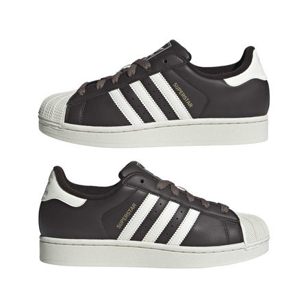 Buty sportowe damskie adidas SUPERSTAR II brązowe IH4146