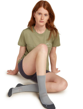 Skarpety trekkingowe damskie Icebreaker MER HIKE+ LIGHT CREW szare IB0A578V0GI