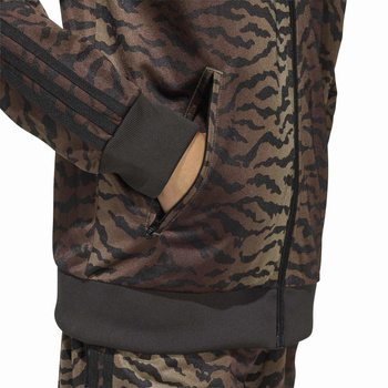 Bluza dresowa dziecięca adidas FIREBIRD brązowa KD8283