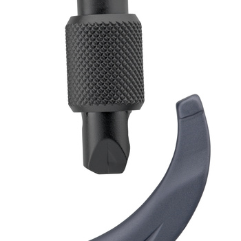 Karabinek wspinaczkowy unisex Salewa ORTLES HMS S szary 00-0000072001_0987